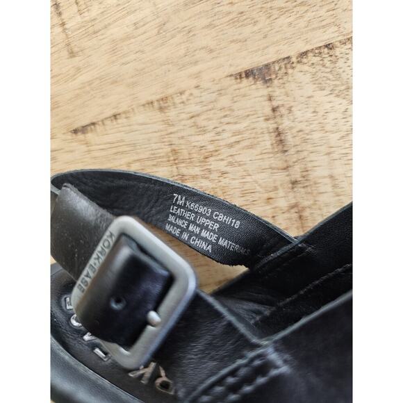 Kork-Ease Janelle Sling Back Block Heel Clogs Women’s Size 7M Moto Boho City - Picture 4 of 11